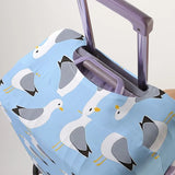 Seagull pattern luggage protection cover, suitable for 18-32 inch luggage, luggage handle gloves, travel accessories