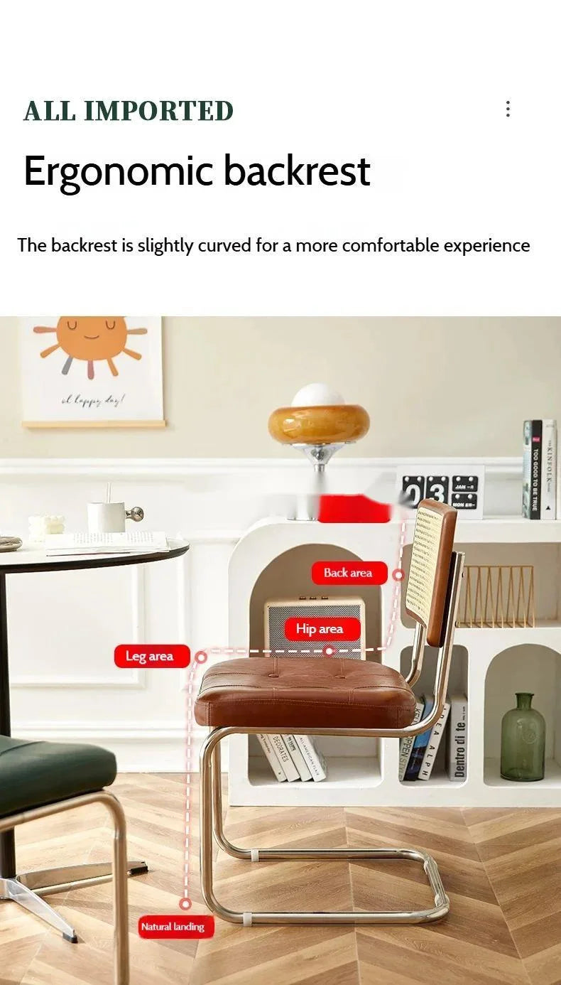 Kitchen Office Outdoor Dining Chairs Modern Luxury Salon Relax Cesca Chair Restaurant INS Sillas Para Comedor Furniture WK50DC