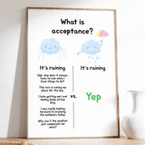 Mental Health Poster Encouragement Prints Calm Corner Canvas Painting Therapy Wall Art Picture Classroom Home Decoration