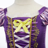 Fantasia de Princesa Rapunzel para Meninas – Cosplay Infantil para Halloween, Aniversário, Festa, Concurso ou Carnaval