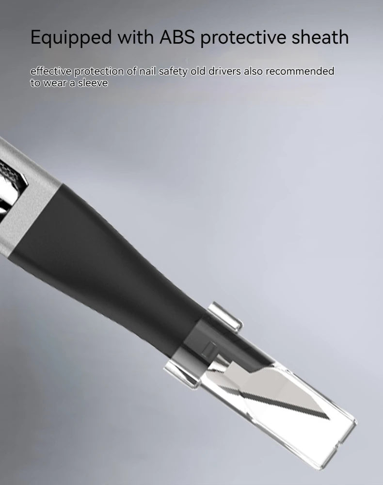 Cuchillo para trinchar con mango de aluminio en forma de bolígrafo, incluye 5 hojas con diseño de herradura que puedes reemplazar tú mismo.