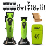BRDCLIP New White Professional FA1C-T-609 Barber Hair Clipper Set Men's 10000RPM Electric Shaver Hair Trimmer Barbershop Tools