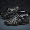 2024 Summer Men's Breathable Big Size Sandals Outdoor Wear Non-slip Beach Shoes EVA Material Backless Slippers 