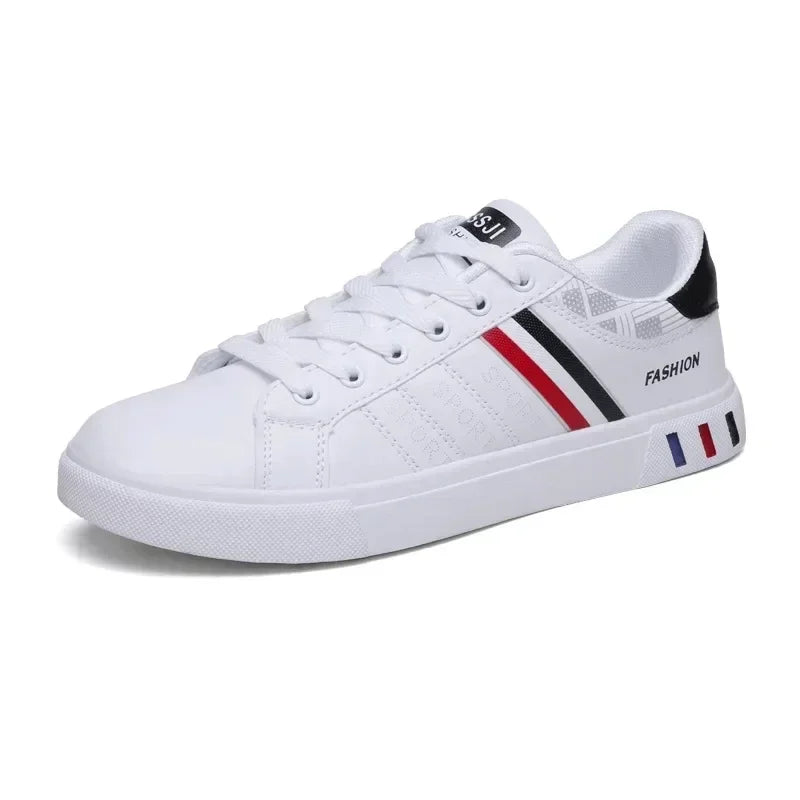 Zapatillas blancas ligeras para hombre, zapatos de lujo, zapatillas transpirables, casuales, originales 