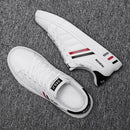 Men's white lightweight sneakers, luxury shoes, breathable sneakers, casual, original 