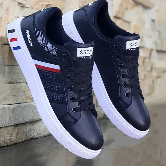 Zapatillas blancas ligeras para hombre, zapatos de lujo, zapatillas transpirables, casuales, originales 