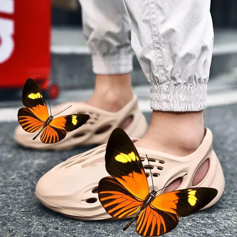 Zapatos casuales ligeros de EVA para hombre, sandalias de verano para hombre, zapatos de verano, zuecos para amantes del hogar, jardín, exterior, zapatillas de playa para hombre, talla grande 