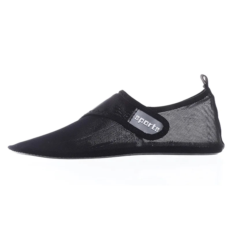 Zapatos de agua de playa de secado rápido, zapatos de natación acuáticos, zapatillas de playa, surf contra corriente, deportes ligeros, zapatillas planas unisex para agua 