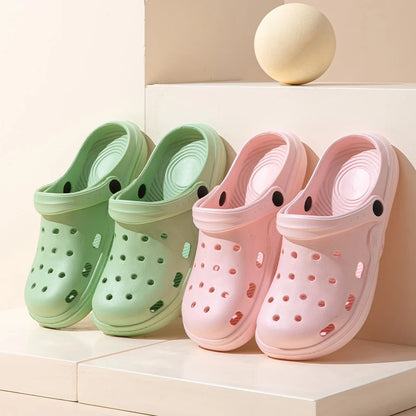 Sapatos e Chinelos de Verão Dongdong para Homens e Mulheres, Interior, Casa, Anti Slip, Casa, Vestuário Externo, Baotou, Bonito, Novo, 2022