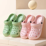 Sapatos e Chinelos de Verão Dongdong para Homens e Mulheres, Interior, Casa, Anti Slip, Casa, Vestuário Externo, Baotou, Bonito, Novo, 2022