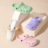 Sapatos e Chinelos de Verão Dongdong para Homens e Mulheres, Interior, Casa, Anti Slip, Casa, Vestuário Externo, Baotou, Bonito, Novo, 2022