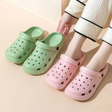 Sapatos e Chinelos de Verão Dongdong para Homens e Mulheres, Interior, Casa, Anti Slip, Casa, Vestuário Externo, Baotou, Bonito, Novo, 2022