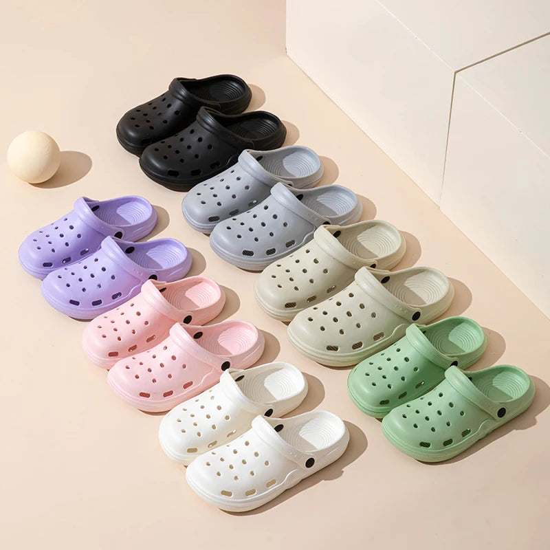 Sapatos e Chinelos de Verão Dongdong para Homens e Mulheres, Interior, Casa, Anti Slip, Casa, Vestuário Externo, Baotou, Bonito, Novo, 2022