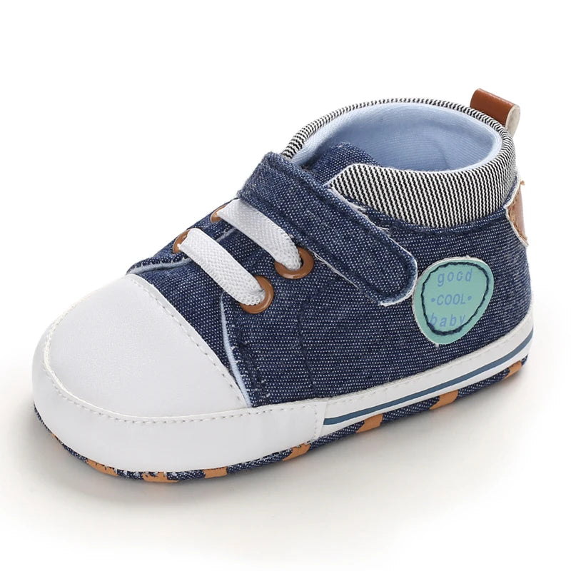 High-help dirty-resistant sports shoes, simple non-slip shoes for newborn boys, new spring and autumn 