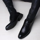 Men's formal leather shoes casual single lifting shoes British suit shoes spring and autumn 