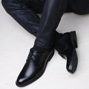 Men's formal leather shoes casual single lifting shoes British suit shoes spring and autumn 