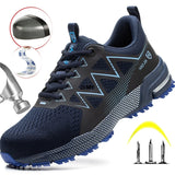 Men's Safety Shoes Toe, Puncture-Proof Sneakers, Breathable Work Boots, Comfortable Shoes, Men's Safety Boots, Fashion 