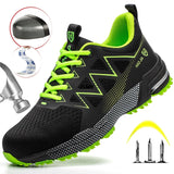 Men's Safety Shoes Toe, Puncture-Proof Sneakers, Breathable Work Boots, Comfortable Shoes, Men's Safety Boots, Fashion 