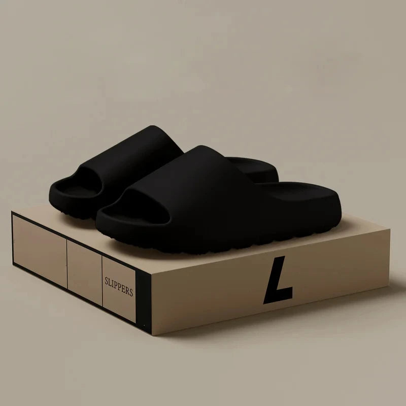 High Quality Summer Men Shoes Indoor Casual EVA Non-slip Bathroom Slippers Unique Feature Low Price Fashion Slippers Men 