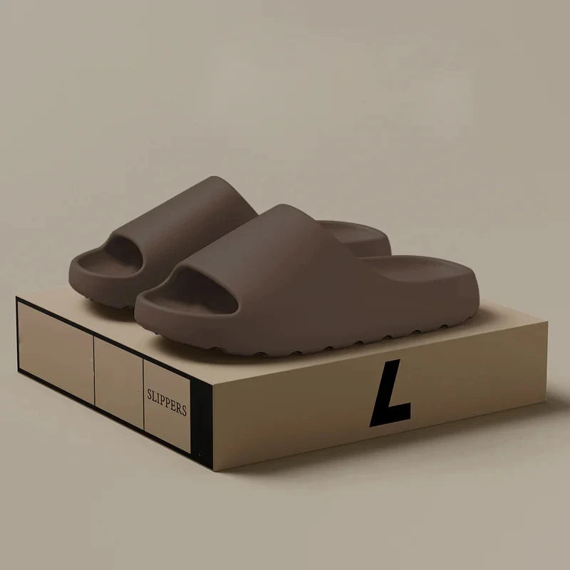 High Quality Summer Men Shoes Indoor Casual EVA Non-slip Bathroom Slippers Unique Feature Low Price Fashion Slippers Men 