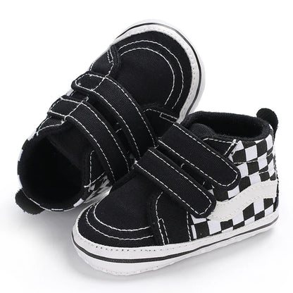 Newborn Baby Canvas Shoes Anti-slip Soft Baby Boy Girl Sneakers Casual Multi-Color Toddler First Walkers Crib Shoes