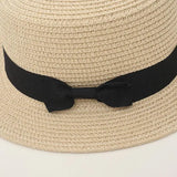 High Quality Flat Top Boater Sun Hat Straw Hat For Men & Women Summer Travel & Beach With Wide Brim UV Protection