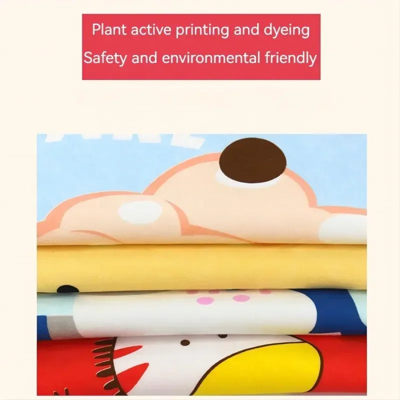 5pcs Baby Bibs Waterproof Pure Cotton Bilayer Saliva Towel Triangle Scarf Newborn Boys Girls Absorbent Cloth Bib Saliva Scarf