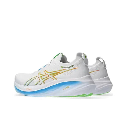 Zapatillas de running originales Asics Nimbus 26 para hombre, de caña baja, con amortiguación, para exteriores, antideslizantes y transpirables.