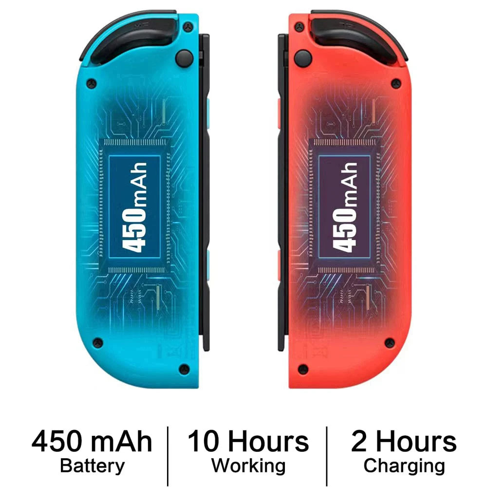 Joycons Gamepad for Nintendo Switch/OLED/Lite Controller Bluetooth Wireless Joystick with Vibration Turbo Wake Up Function