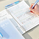 A5/B5 Binder Loose-Leaf Notebook 60 Sheets Lined Book for Students Writing Kawaii Simple Stationery School Supplies