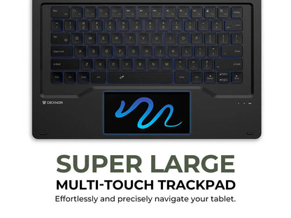 Keyboard Magnetic Detachable Book Cover Style Keyboard Multi-Touch Trackpad Wireless Keyboard For Samsung Galaxy Tab S9 Ultra