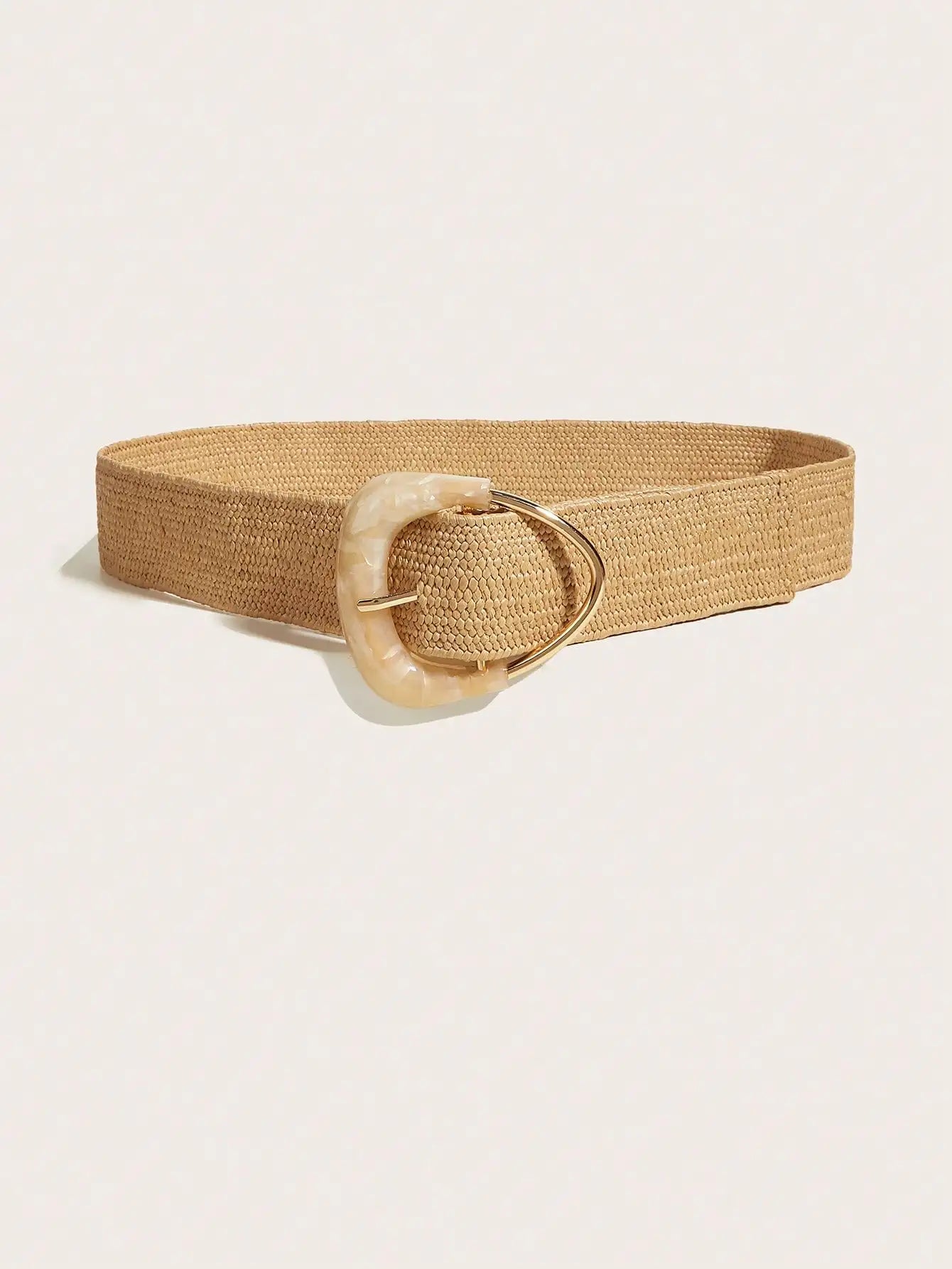 1PC Boho Summer Elastic Wide Waist Belt Women's Decorative Woven Belt for Dresses Suits Beach Vacation Casual Outfits