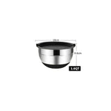 Mixing Bowls with Lids and Non-Slip Bases, Stainless Steel Mixing Bowls Set for Baking, Nesting Storage Bowls, JT227, 6 Pcs