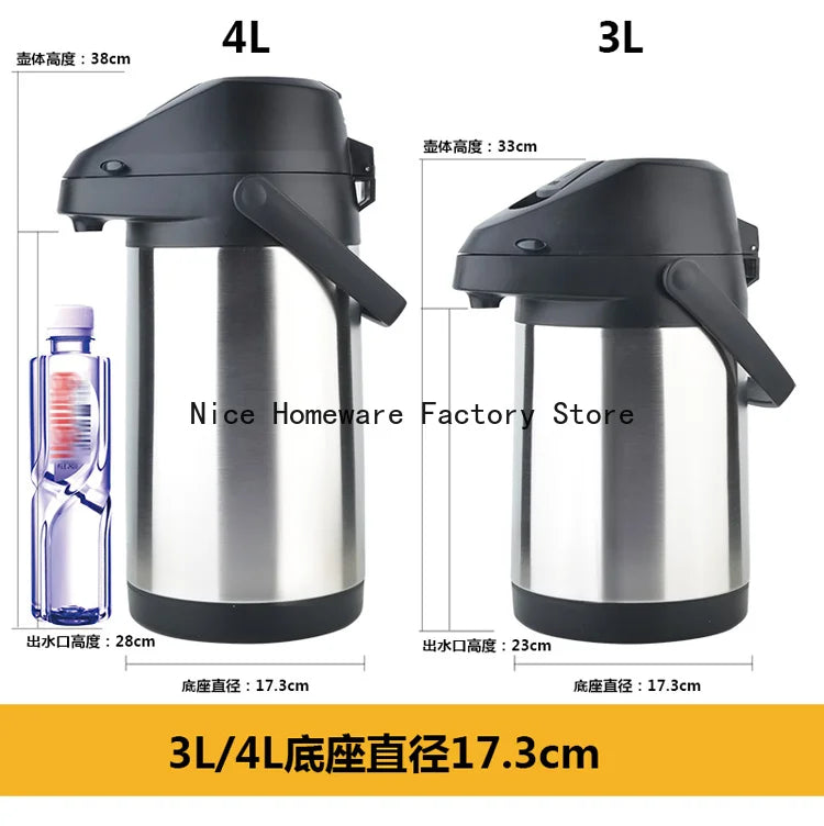 Stainless steel hot water bottle thermos vacuum insulation warm pot Inox Coffee Carafe Thermal Termo para mate carrafa termica