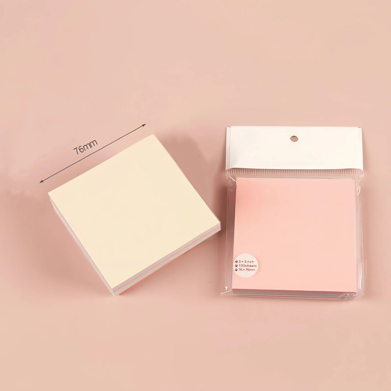 100Sheets Color Posted It Memo Sticky Notes Pads Posits Stationery Paper Stickers Notebook School Office Planner Message Sticker