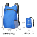 Hiking Backpack, Water-repellent Backpack Camping Backpack for Men and Women, Foldable Backpacks with Adjustable Straps