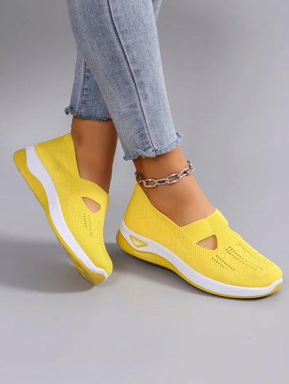 Zapatillas deportivas de primavera para mujer, modernas, transpirables, ligeras, antideslizantes, resistentes al desgaste, informales, planas.