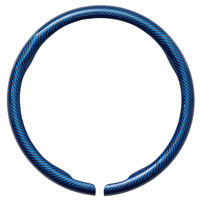 Steering Size 36-38cm Universal Non-slip D-shaped Round Breathable Car Steering Wheel Cover Protector Suitable Auto Accessories