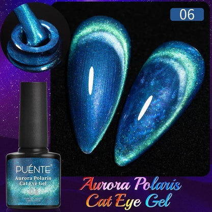 7.5ML Super Shiny Ruby Red Cat Magnetic Gel Nail Polish Wine Red Cat Eye Gel Soak Off Semi-Permanent Nail Varnish For Manicure