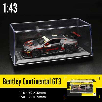 CCA 1:43 BMW Gulf Oil Station Shell Station McLaren Lamborghini Series Racing Alloy Car Model Toy Car Casting Pullback Function