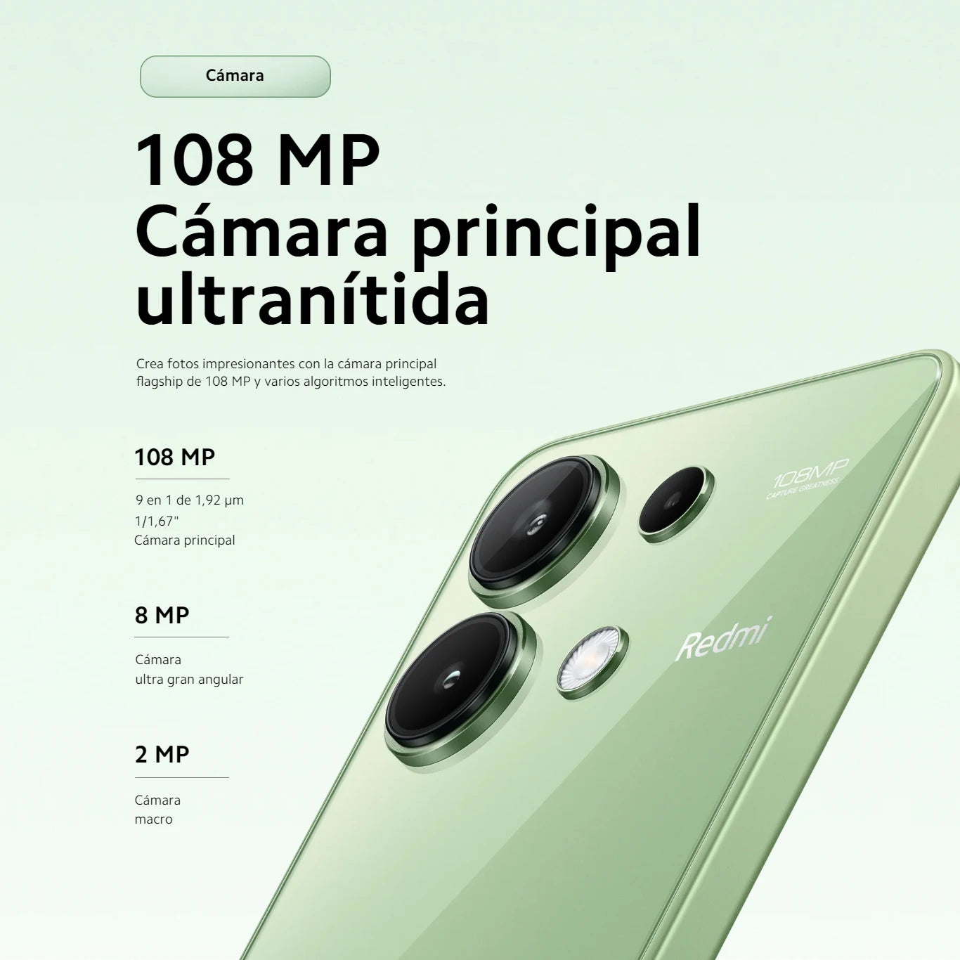 Xiaomi Redmi Note 13 4G 8GB/128GB 8GB/256GB EU Charger Global Version, mobile phone (without NFC)