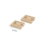 Wooden Train Track Toys Railway Rails Accessories Fit Thomas Train Road Connector Bridge Wood Railway Children Boy Christmas Gift