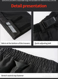 Winter Waterproof Motorcycle Overpants Quick Release Touring Moto Pants Men's Warm Windproof Motorbike Trousers CE Kneepads