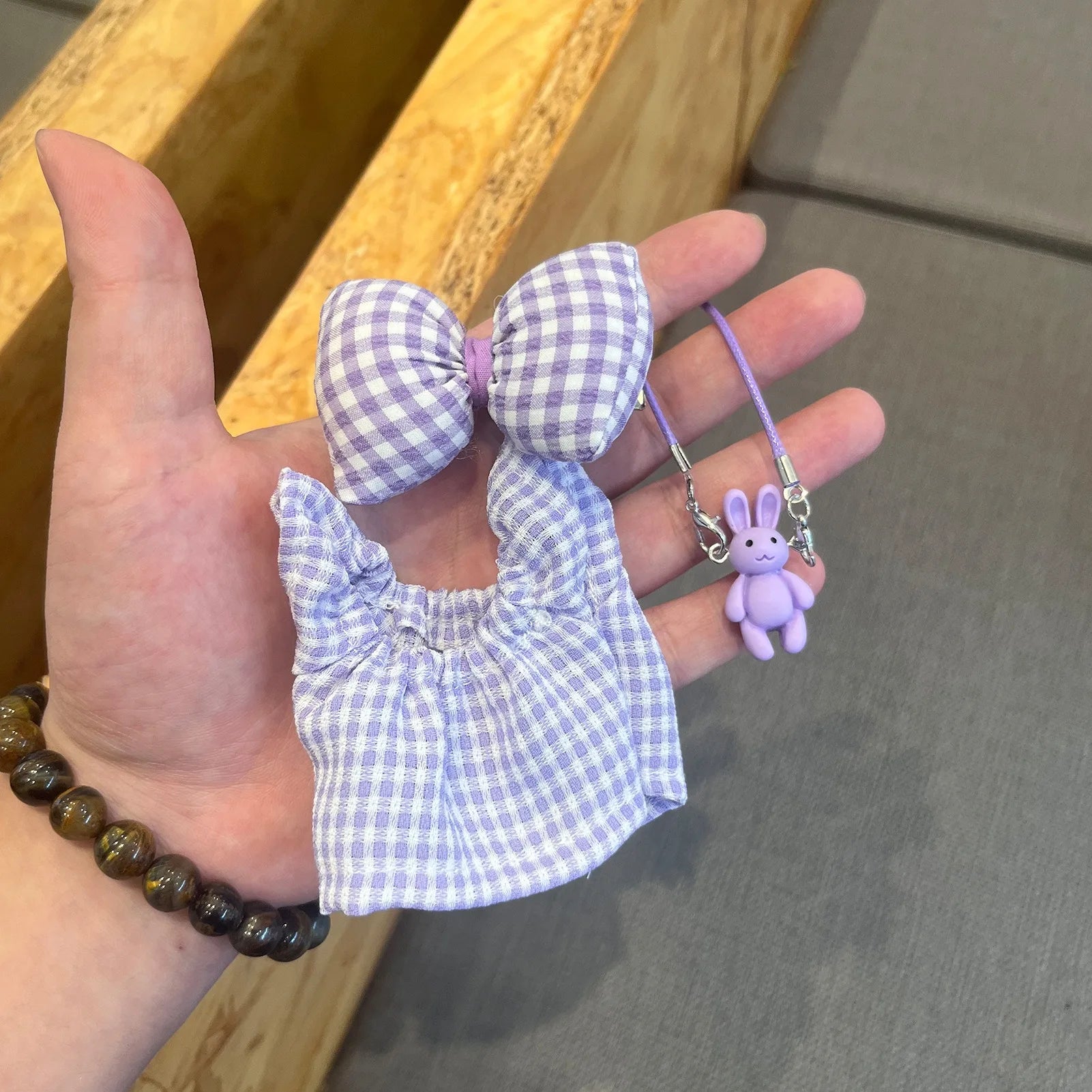 For 17cm Labubu Doll Luxury Brand Design DIY Accessories Dress Sweater Overalls T-shirt Hat Set For Labubu Trendy Clothing Gift