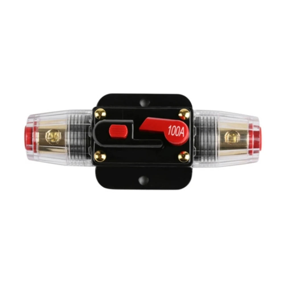 Suporte de fusível de proteção curta reajustável para carro e caminhão, disjuntor, 20A, 30A, 40A, 50A, 60A, 80A, 100A, 125A, 150A