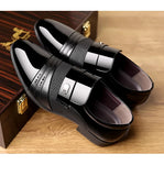 Men's Luxury Lacquer Oxford Wedding Shoes, Pointed Toe Dress Shoes for Men, Classic Business Men's Leather Shoes, Big Size 38-48