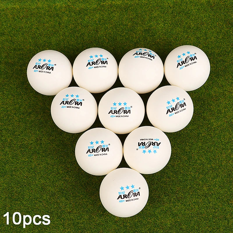 10 pelotas de ping pong de 40 mm, ABS, para entrenamiento de mesa, profesionales, TTF, estándar, para competición.