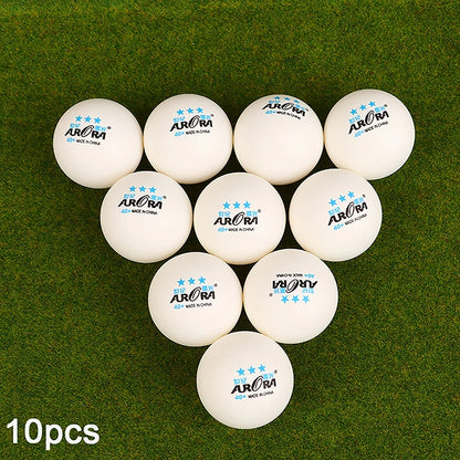 10 pelotas de ping pong de 40 mm, ABS, para entrenamiento de mesa, profesionales, TTF, estándar, para competición.
