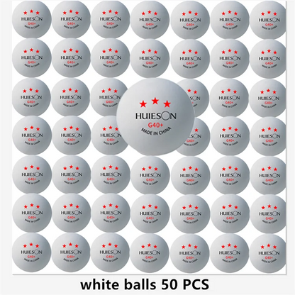 Huieson 50/100 PCS High Quality Ping Pong Balls International Standard Table Tennis Balls  For Competition And Training