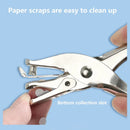 New Hand Held Metal Stationery Round Hole Paper Punch Bind Paper Perforator Cutter Corners Hole Punch DDK02